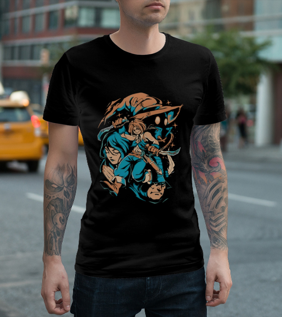 Zidane Tribal Vivi Ornitier Garnet Til Alexandros XVII Adelbert Steiner Thief From Another World Iconic Adventure Characters T-Shirt