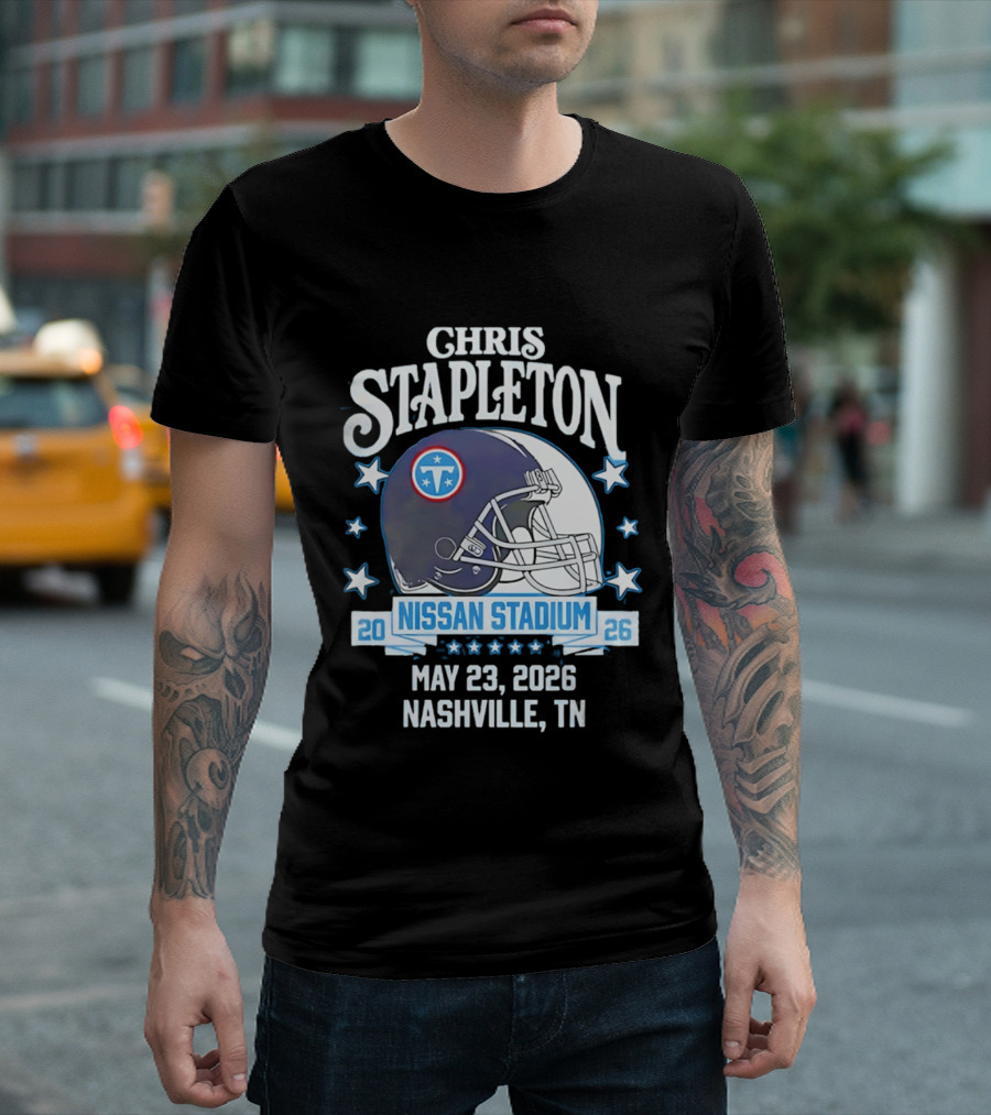 Chris Stapleton Nissan Stadium Tennessee Titans May 23 2026 Nashville TN T-Shirt