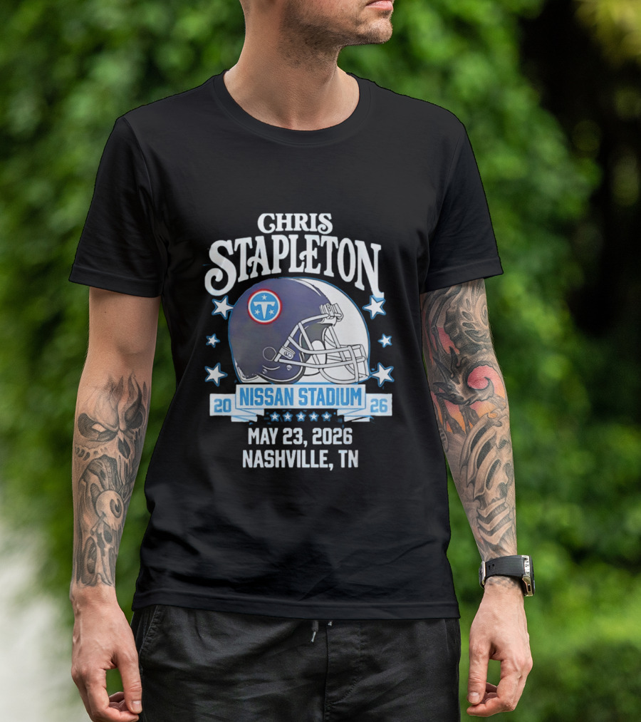 Chris Stapleton Nissan Stadium Tennessee Titans May 23 2026 Nashville TN T-Shirt