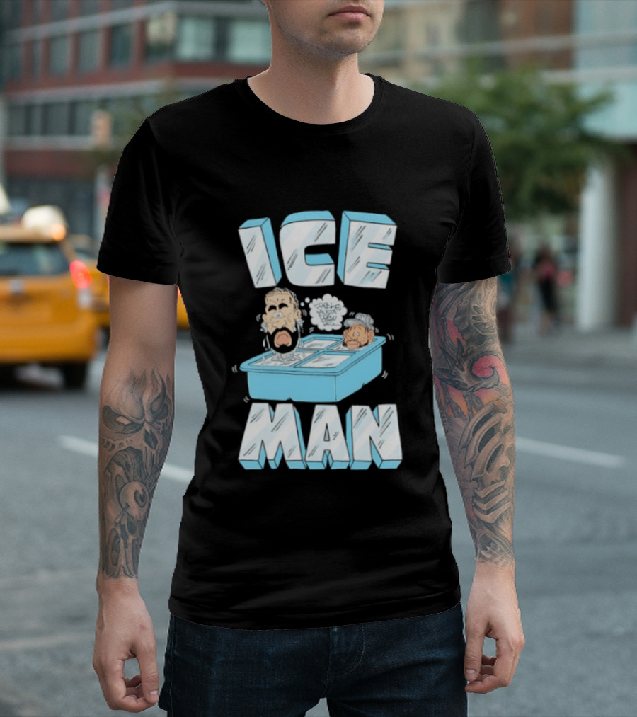 Iceman Fronko Musta Drew Diss Caricature Drake T-Shirt