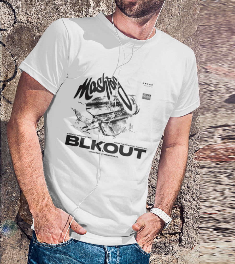 BLKOUT Machin Directed By Reggie Roo T-Shirt