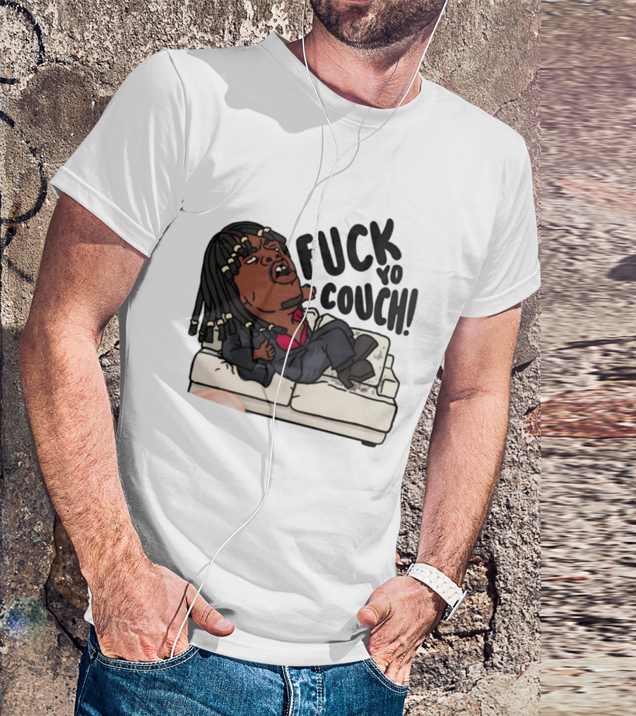 Chief Keef Fuck Yo Couch Illustrated Meme Drawing T-Shirt