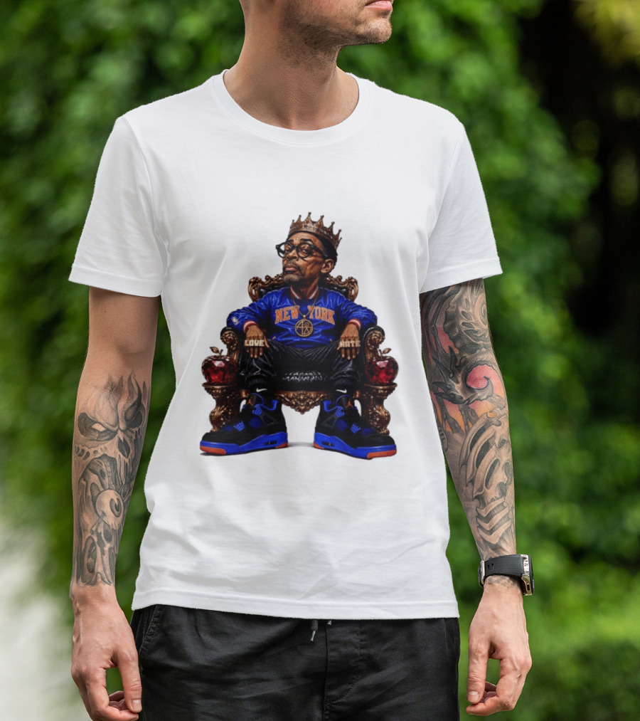 Spike Lee New York Knicks NBA Basketball Love Hate T-Shirt
