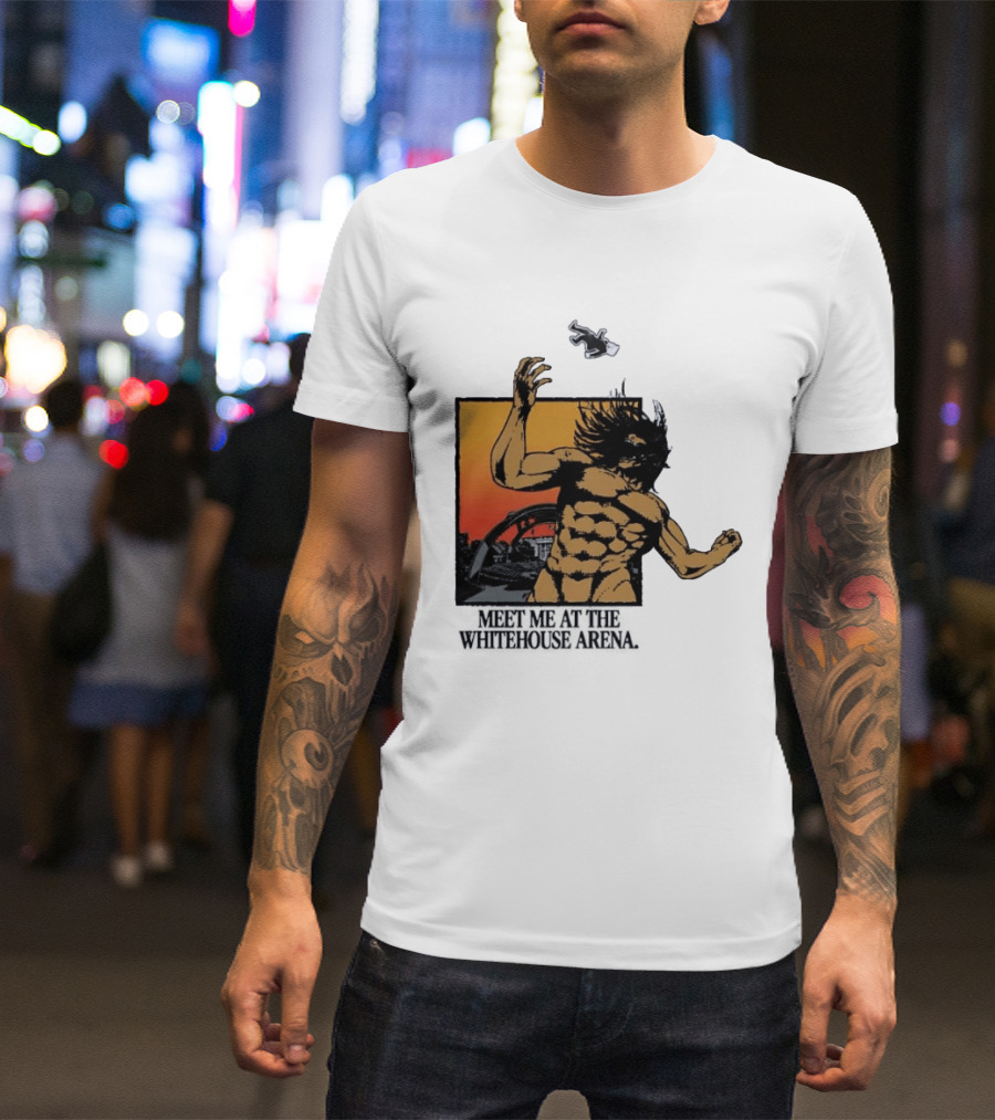 Meet Me At The Whitehouse Arena Attack On Titan Giant T-Shirt