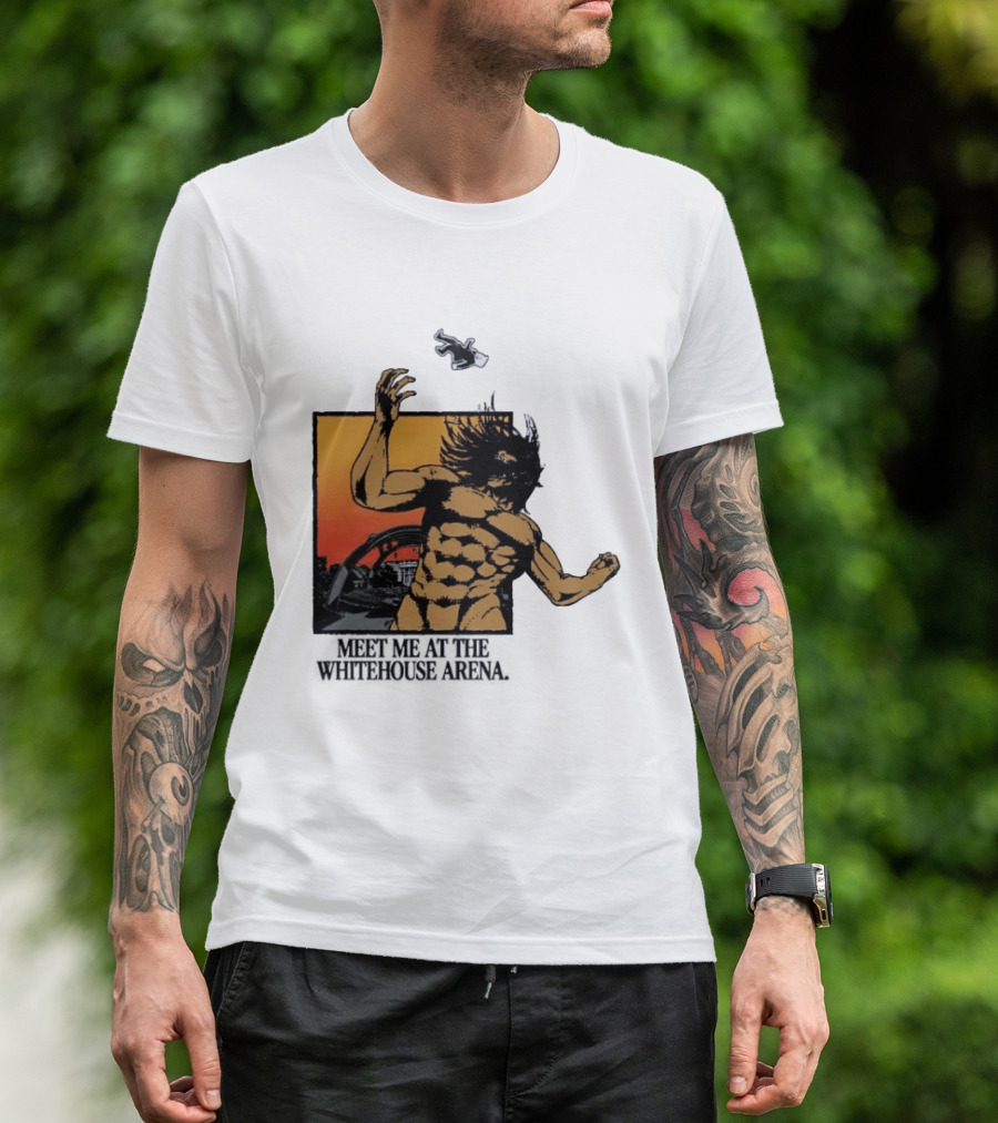 Meet Me At The Whitehouse Arena Attack On Titan Giant T-Shirt