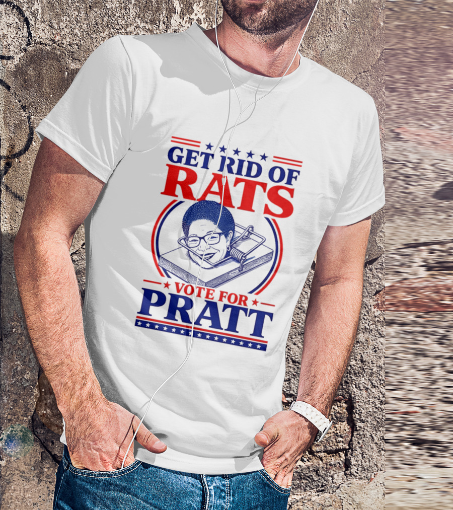 Get Rid Of Rats Vote For Pratt Political Campaign Humor T-Shirt