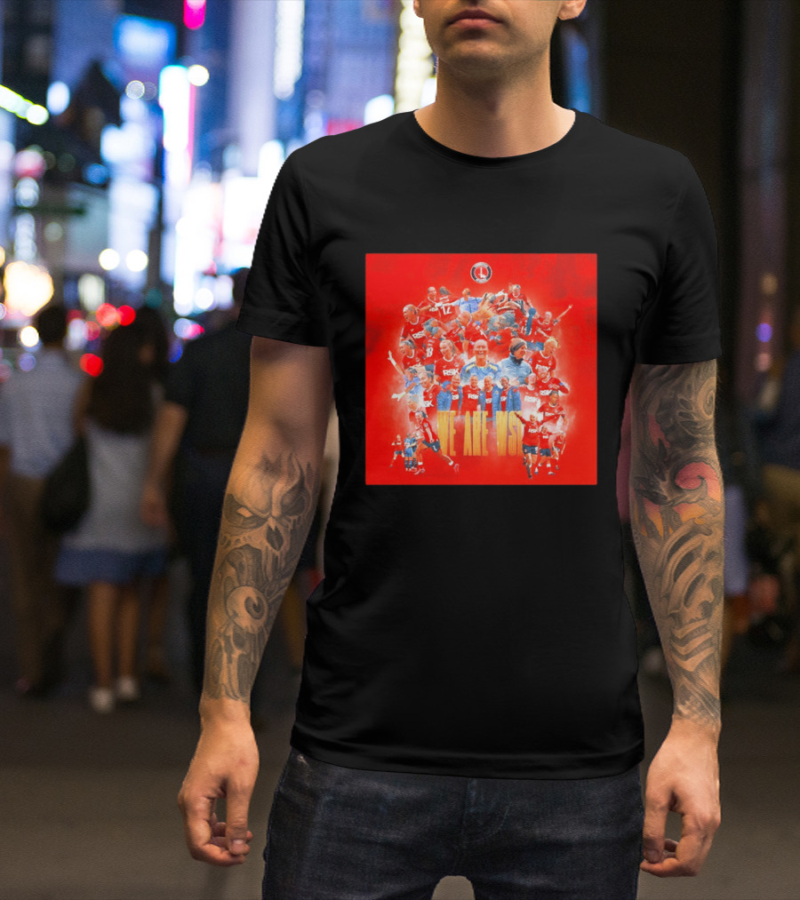 Charlton Athletic Women We Are WSL Team Celebration Montage T-Shirt