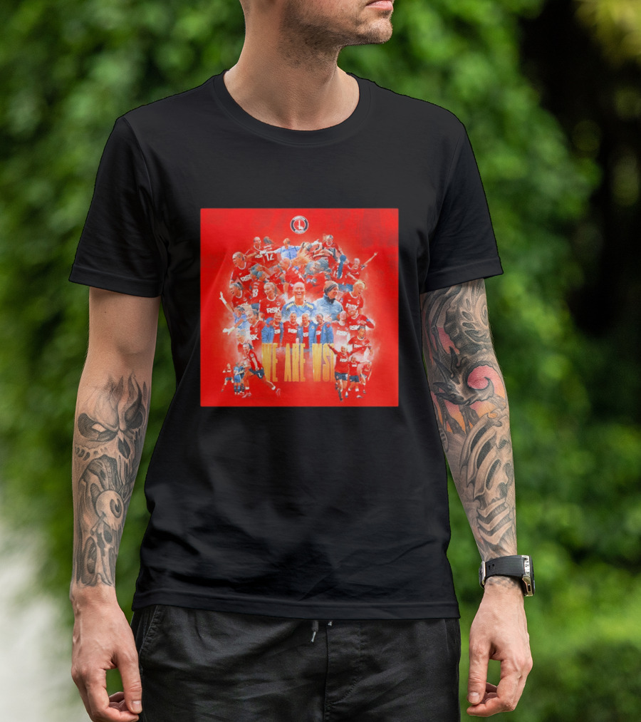 Charlton Athletic Women We Are WSL Team Celebration Montage T-Shirt