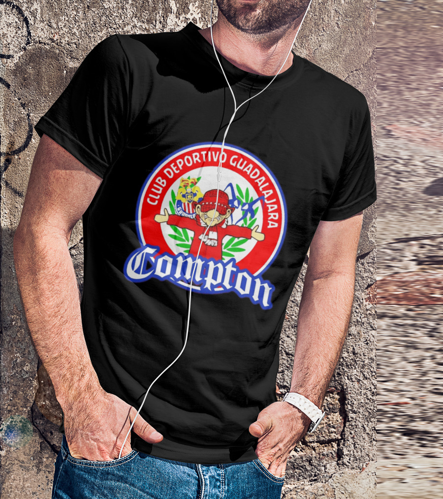 Compton Club Deportivo Guadalajara Rojiblanco T-Shirt
