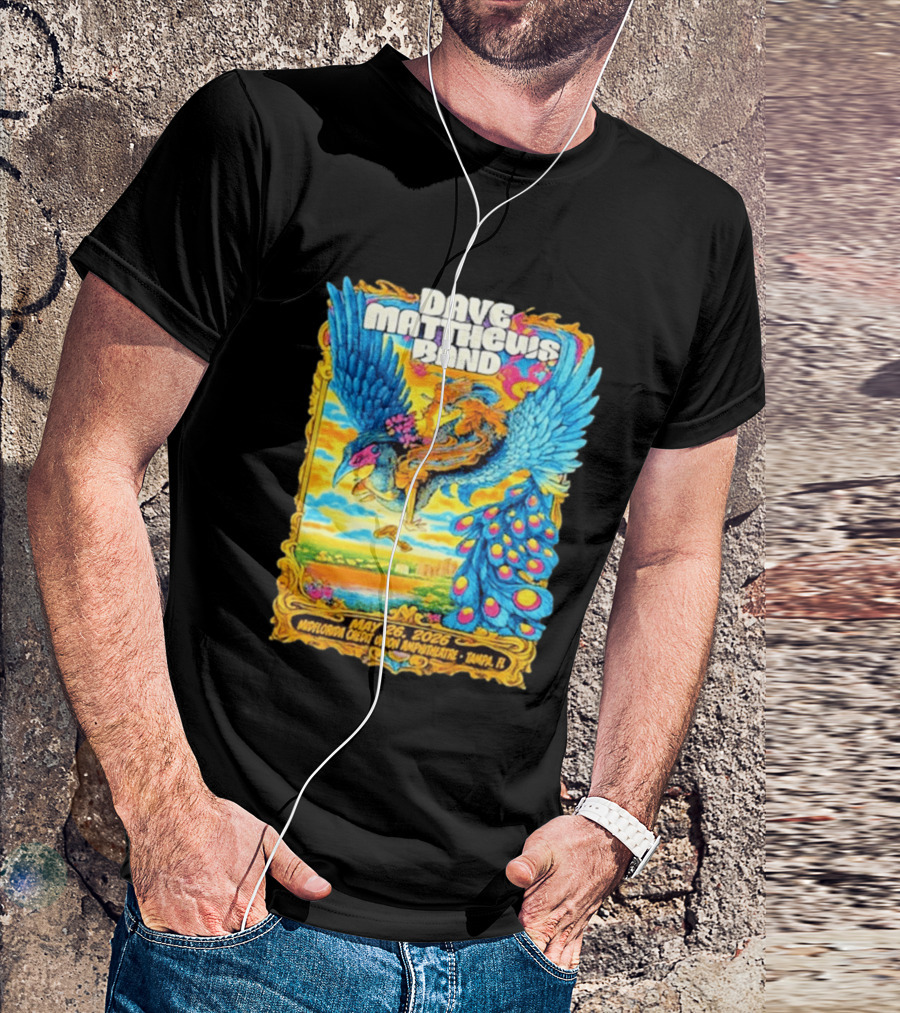 Dave Matthews Band May 26 2026 MidFlorida Credit Union Amphitheatre Tampa FL T-Shirt