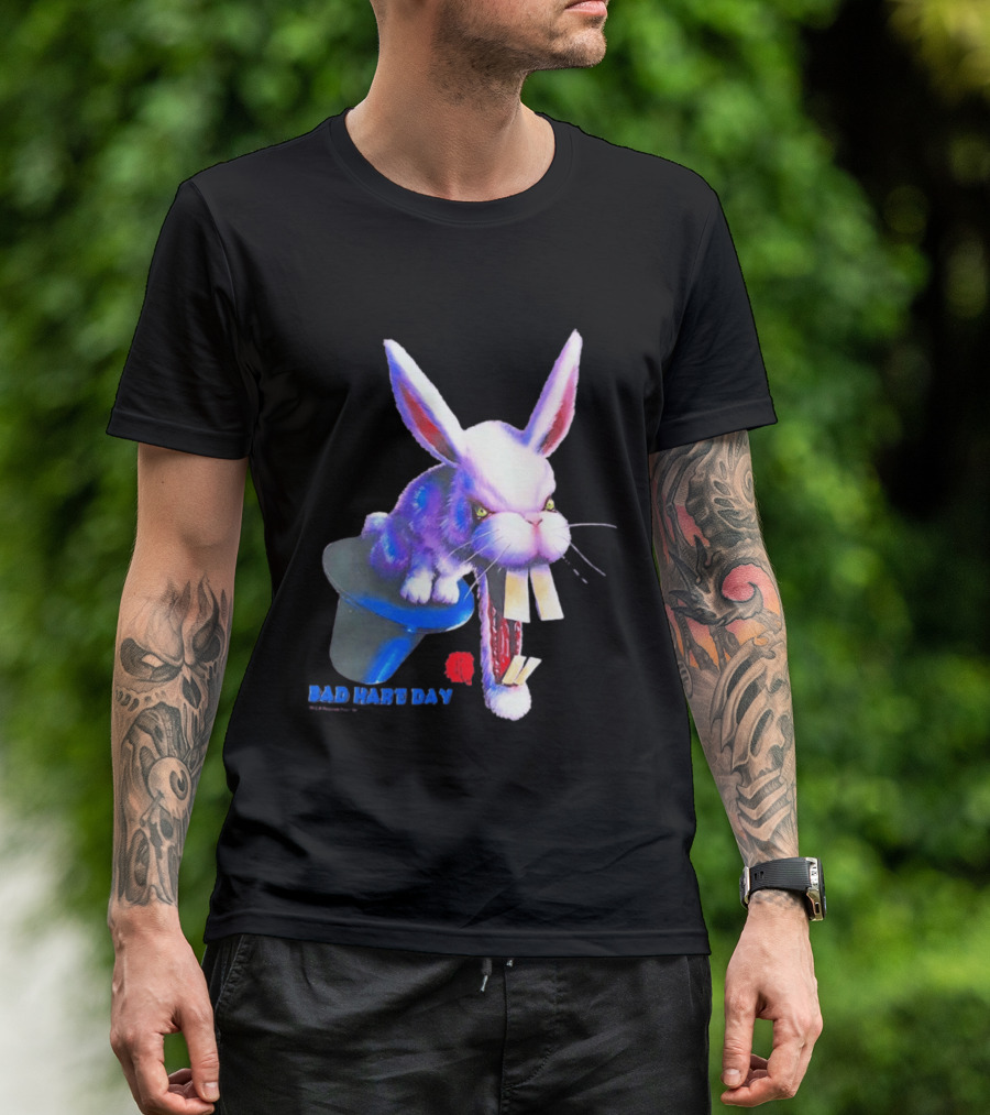 Goosebumps Bad Hare Day Evil Rabbit In Hat T-Shirt