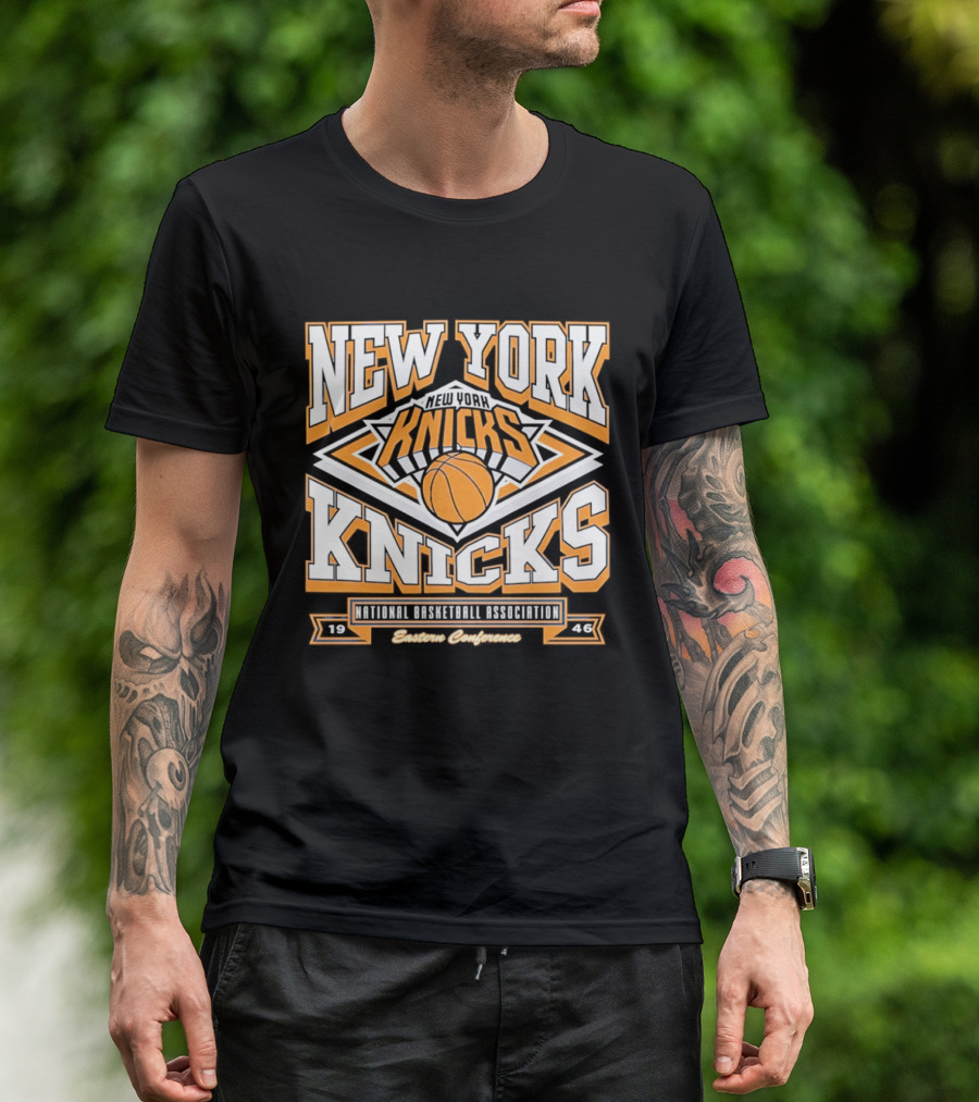 New York Knicks 1946 National Basketball Association Eastern Conference Heritage 2026 Season T-Shirt