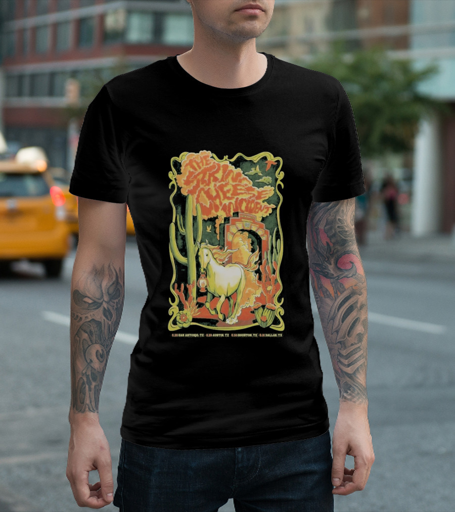 The String Cheese Incident Horse Cacti May 30 2026 Houston TX T-Shirt