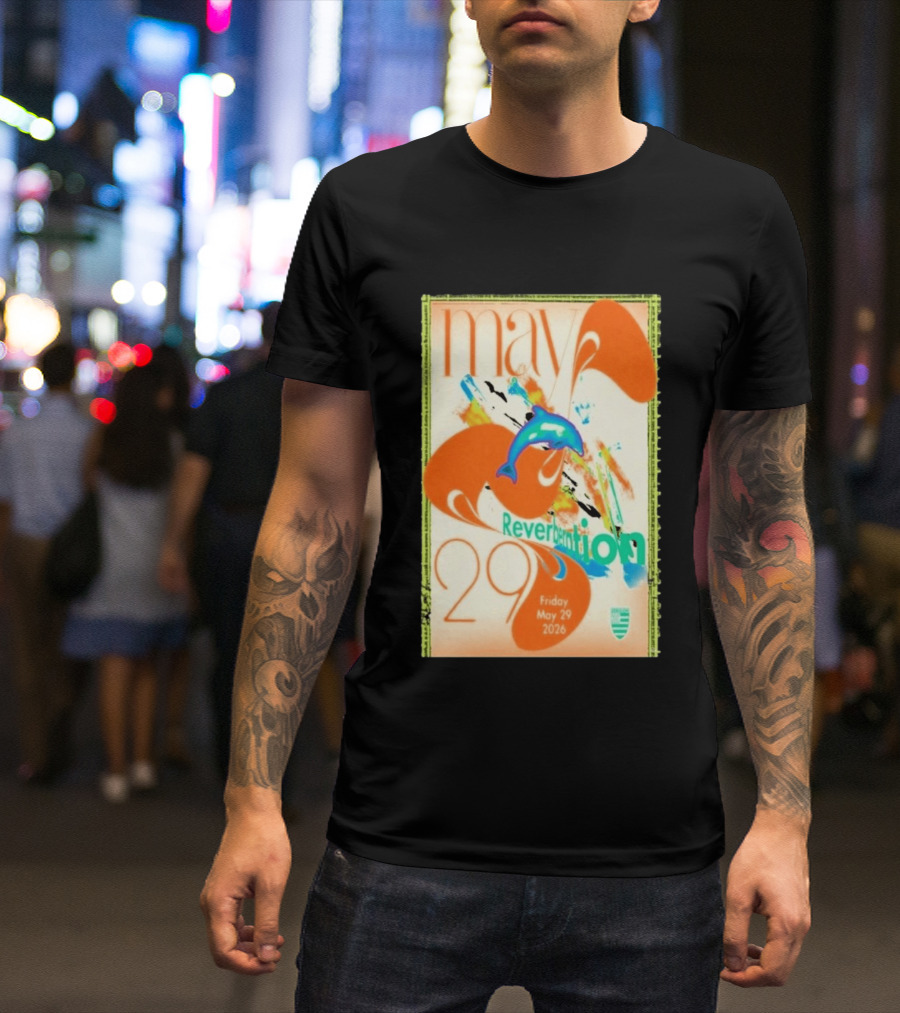 Reverberation Dolphin Event May 29 2026 Zebulon Los Angeles CA T-Shirt