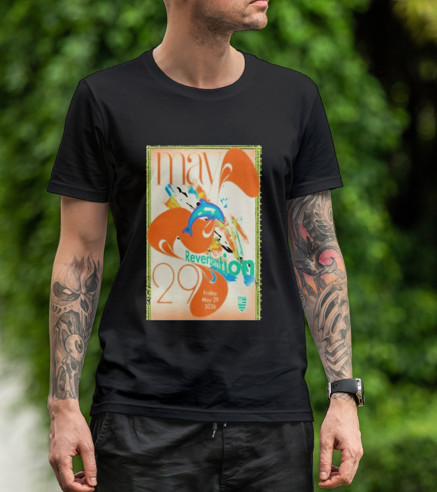 Reverberation Dolphin Event May 29 2026 Zebulon Los Angeles CA T-Shirt