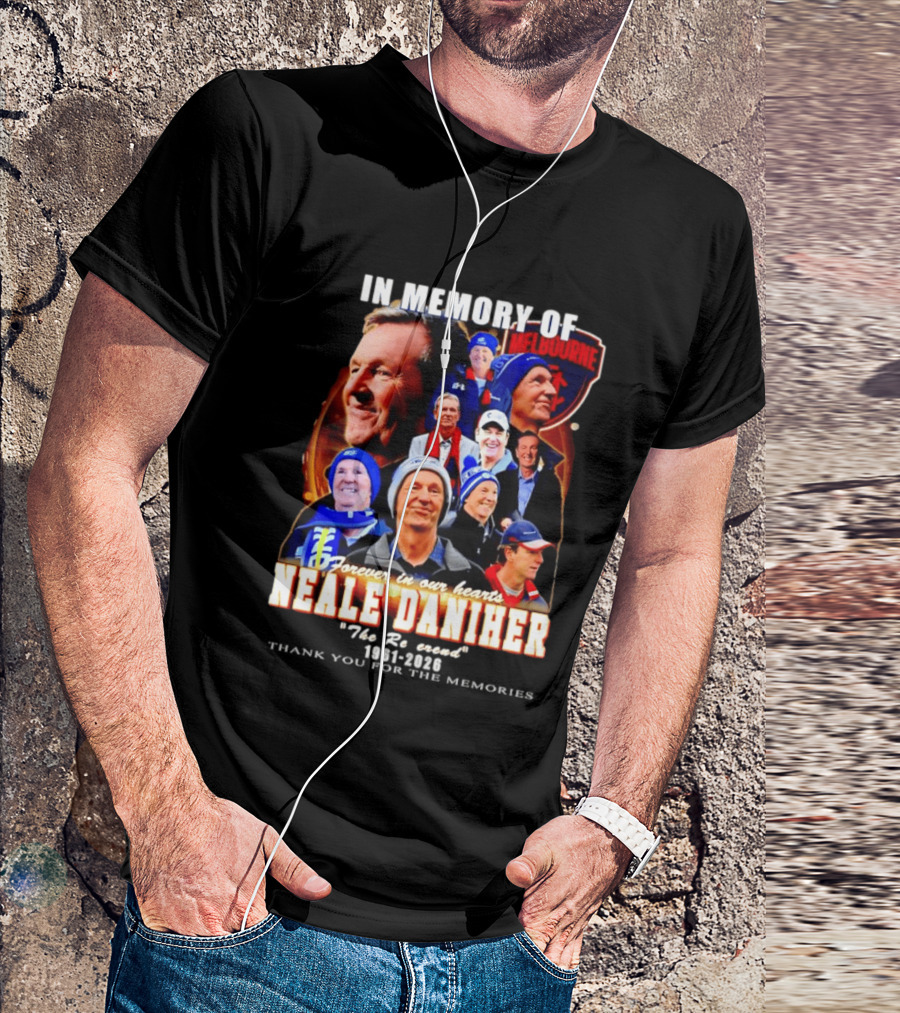 In Memory Of Melbourne Neale Daniher Forever In Our Hearts "The Reverend T-Shirt