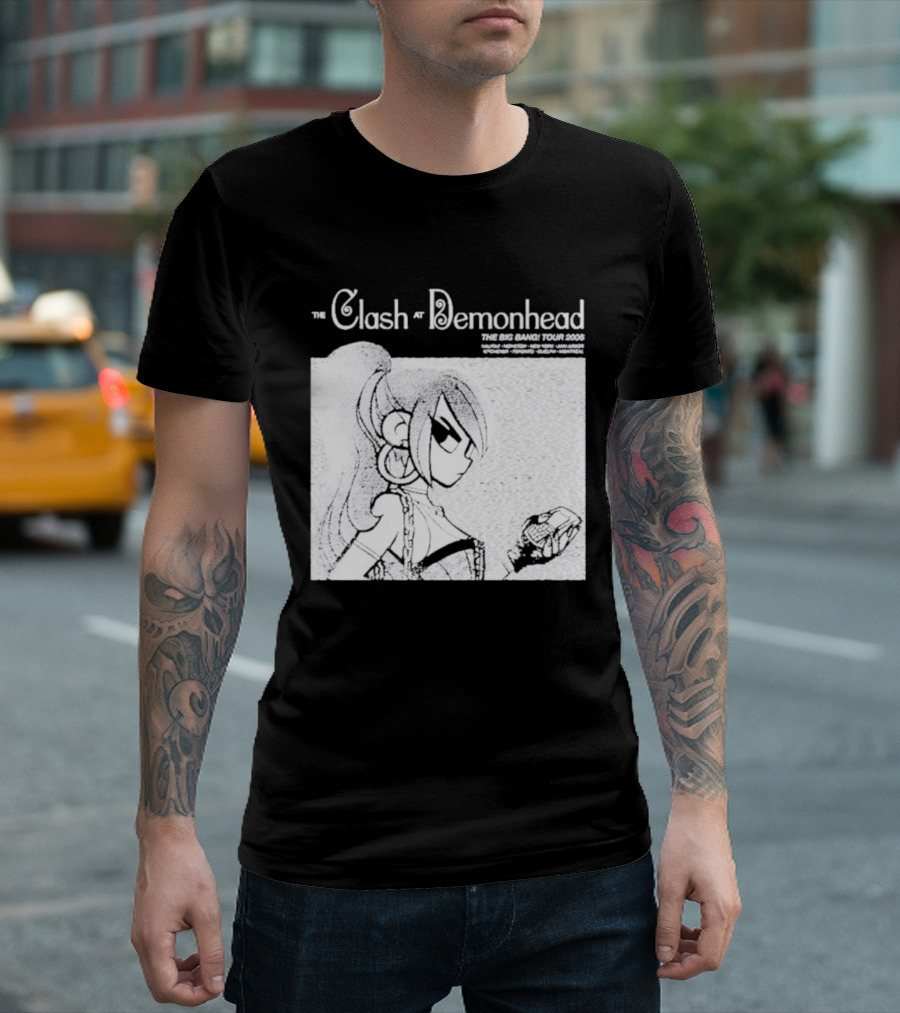 The Clash At Demonhead Tour 2006 Scott Pilgrim Vol 3 Infinite Sadness 20th Anniversary T-Shirt