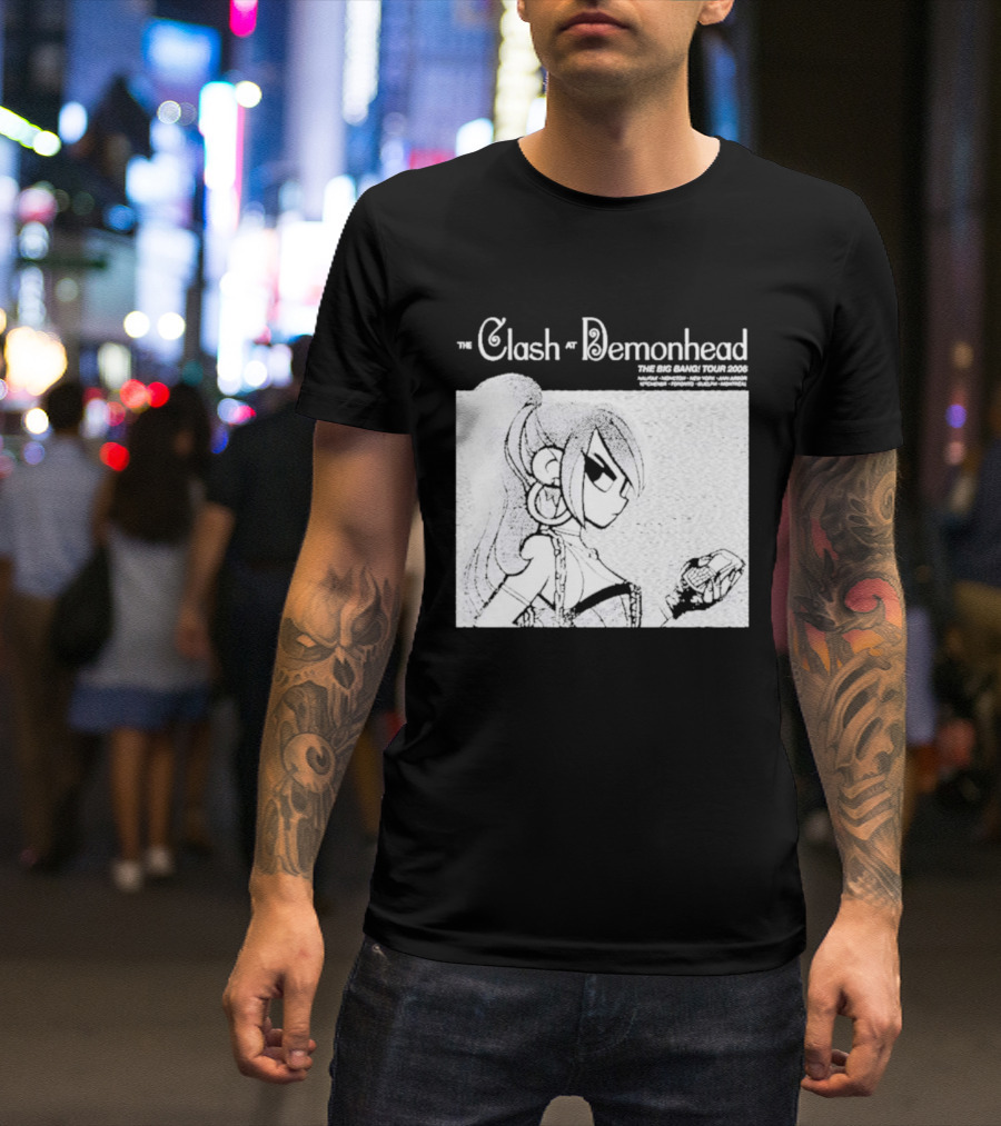 The Clash At Demonhead Tour 2006 Scott Pilgrim Vol 3 Infinite Sadness 20th Anniversary T-Shirt