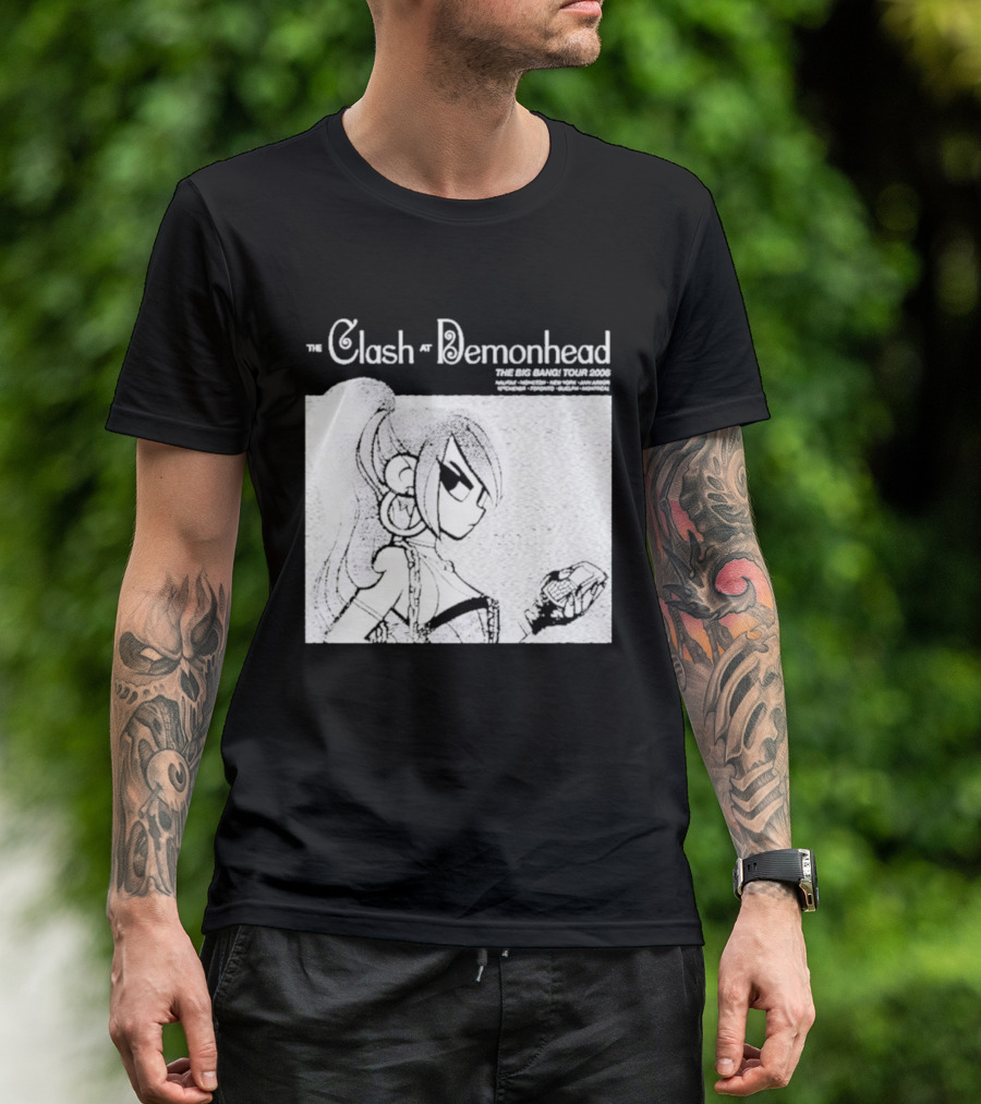 The Clash At Demonhead Tour 2006 Scott Pilgrim Vol 3 Infinite Sadness 20th Anniversary T-Shirt