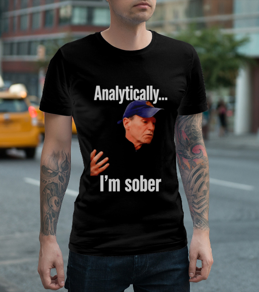 Kenny Atkinson Cleveland Cavaliers Basketball Analytically I'm Sober T-Shirt