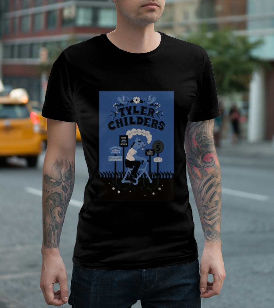 Tyler Childers Snipe Hunt Live At Bon Secours Wellness Arena Greenville June 5 2026 T-Shirt