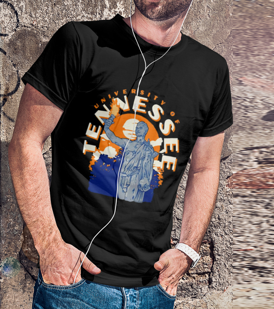 University Of Tennessee Torchbearer Sunset Scene T-Shirt
