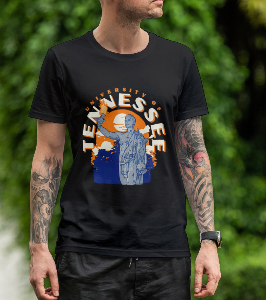 University Of Tennessee Torchbearer Sunset Scene T-Shirt