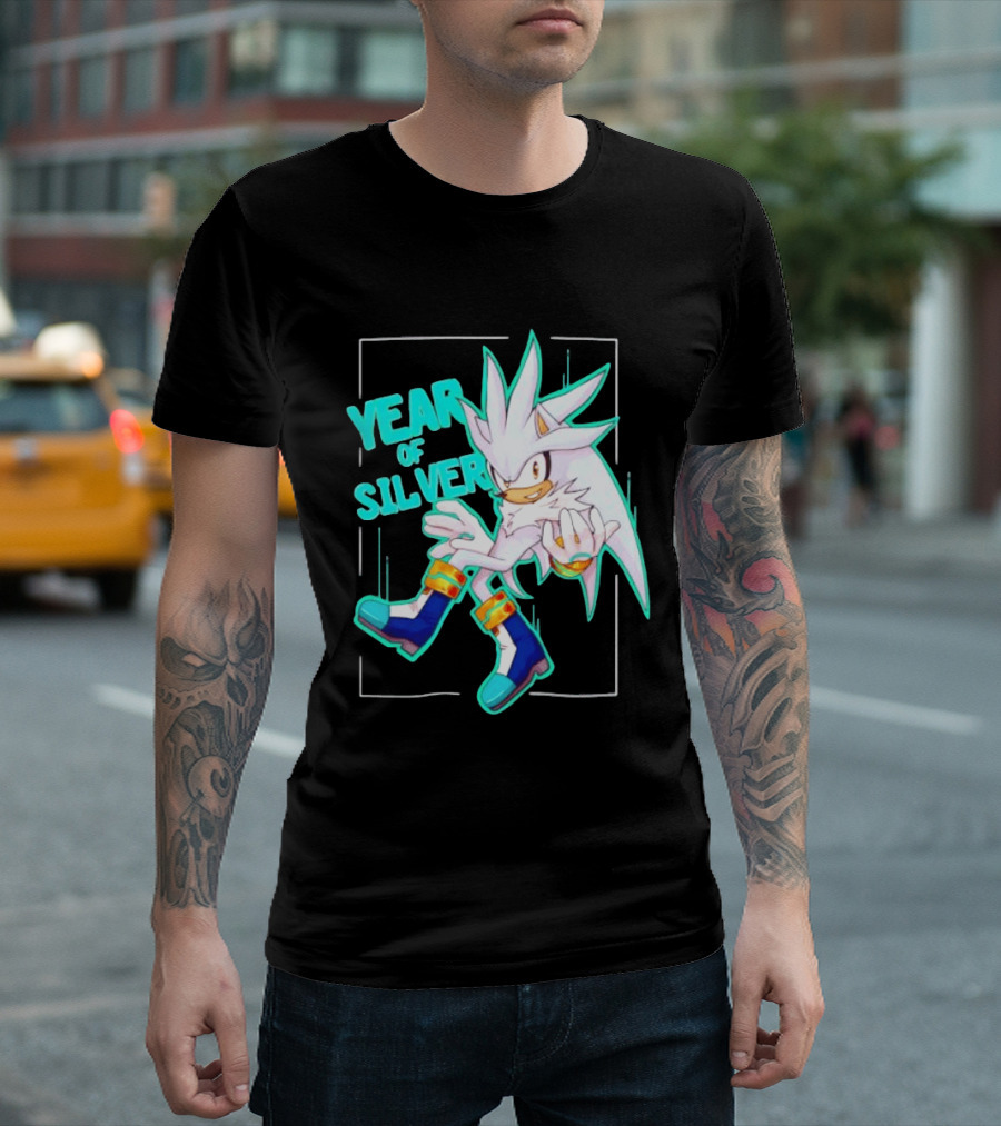 Year Of Silver Hedgehog Classic Character T-Shirt