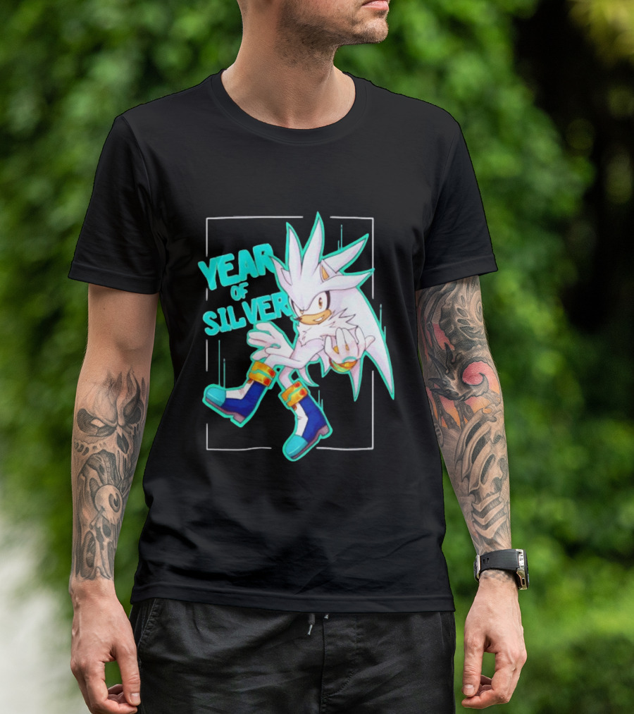 Year Of Silver Hedgehog Classic Character T-Shirt