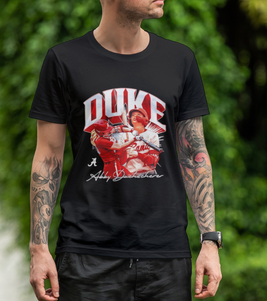 A Abby Duchscherer Alabama Crimson Tide Softball Duke T-Shirt