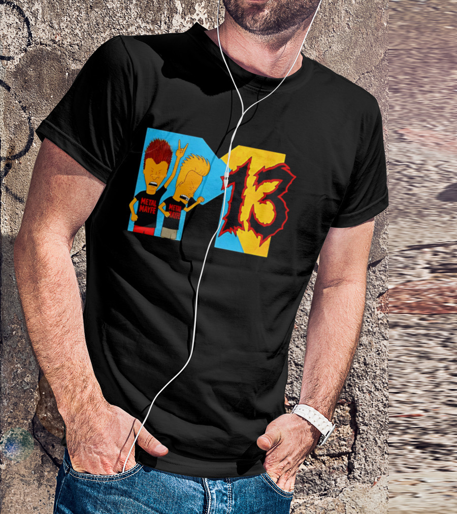 Metal Mayhem Beavis And Butt Head Rock Out 13 T-Shirt