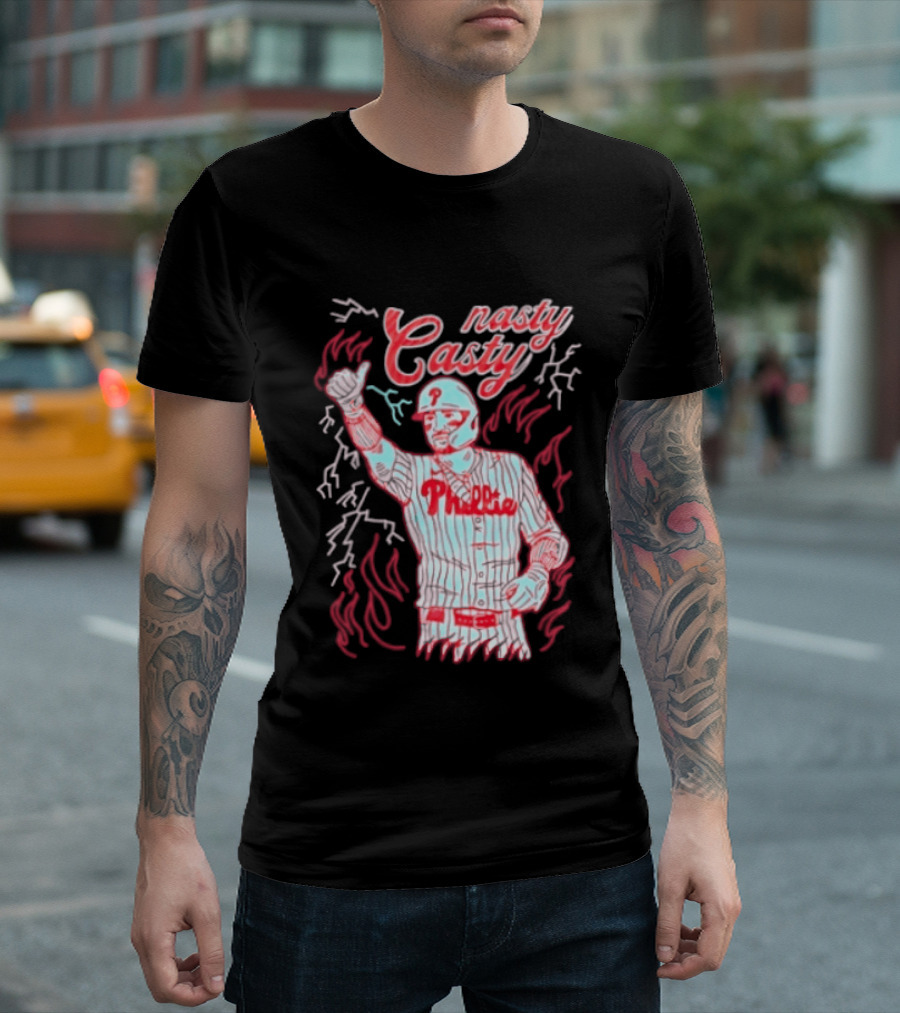 Nasty Casty Philadelphia Phillies Bryce Harper T-Shirt