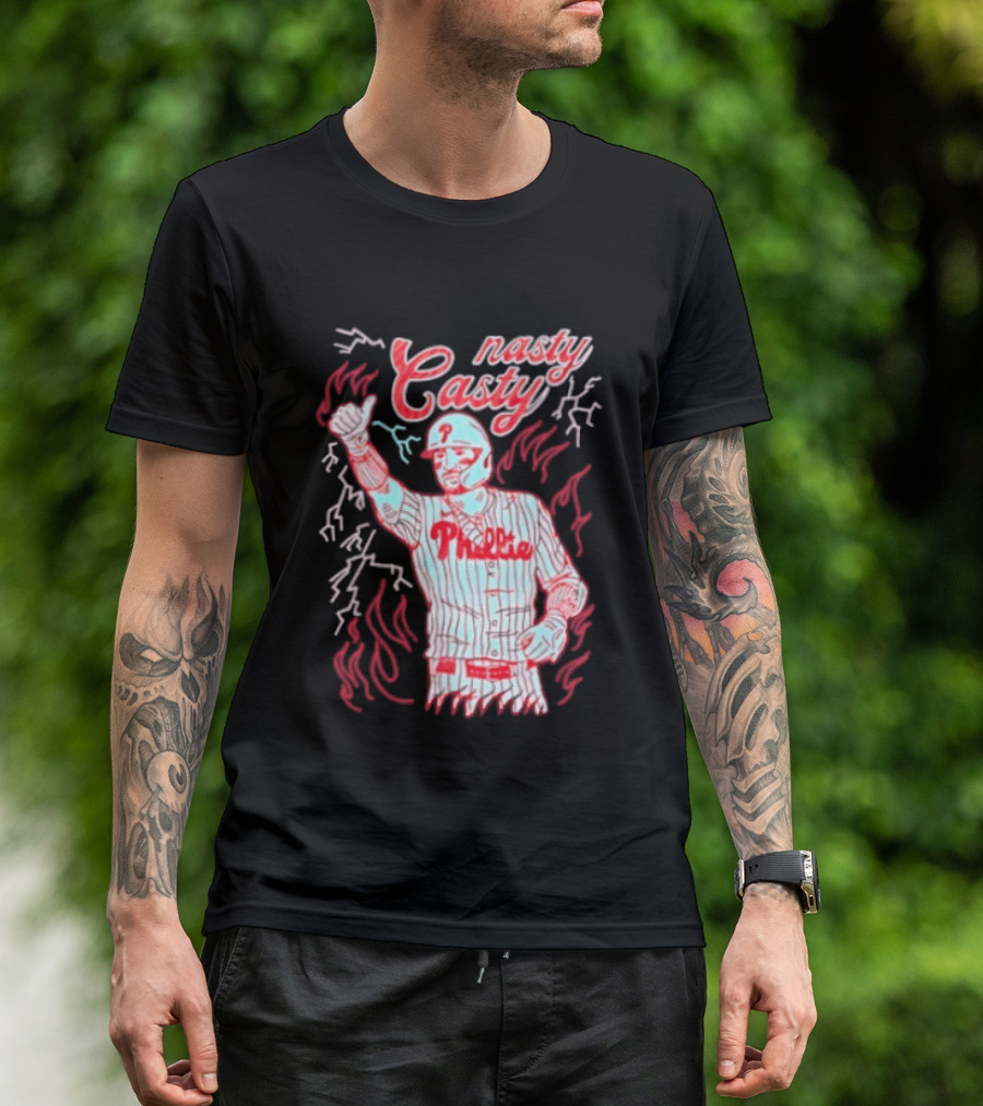 Nasty Casty Philadelphia Phillies Bryce Harper T-Shirt