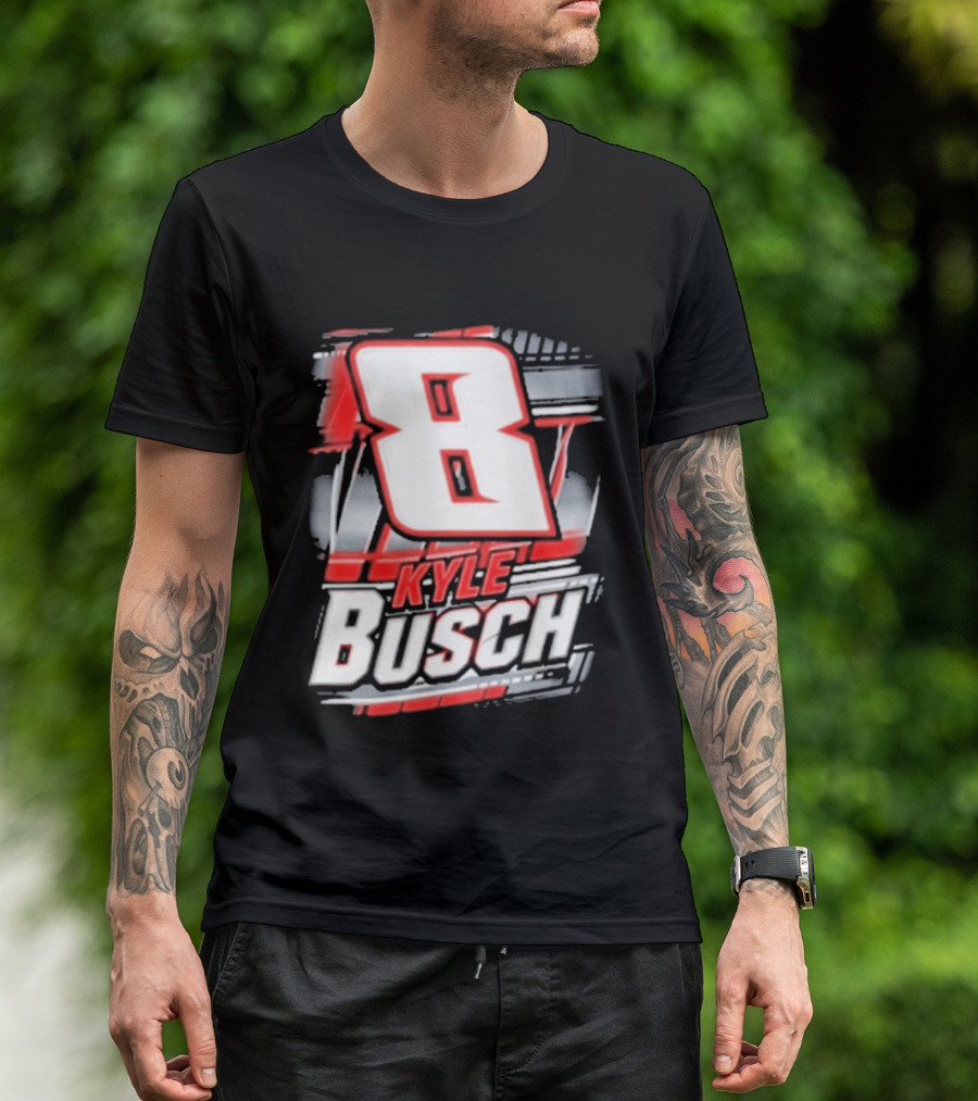 Kyle Busch Number 8 Racing NASCAR Fan T-Shirt
