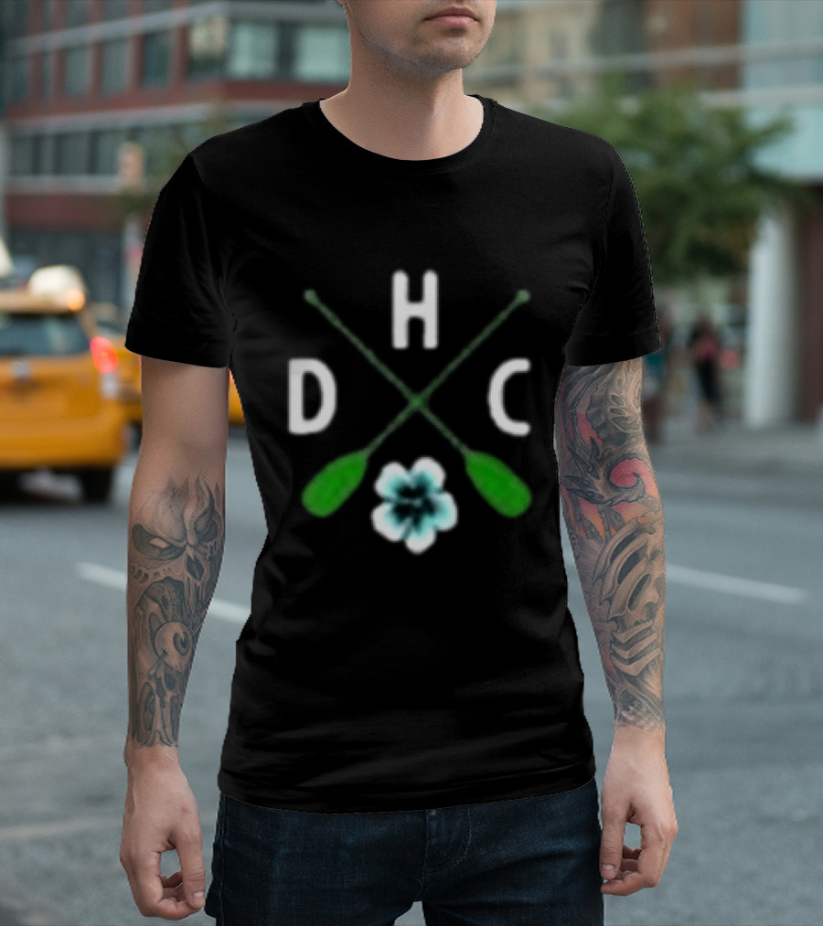 Dance Hall Crashers DHC Exclusive Hawaii Paddles And Flower T-Shirt