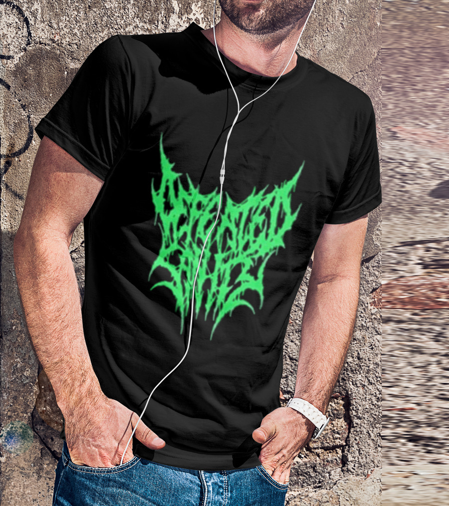 Reality Fade Defeated Sanity Electric Green Dripping T-Shirt