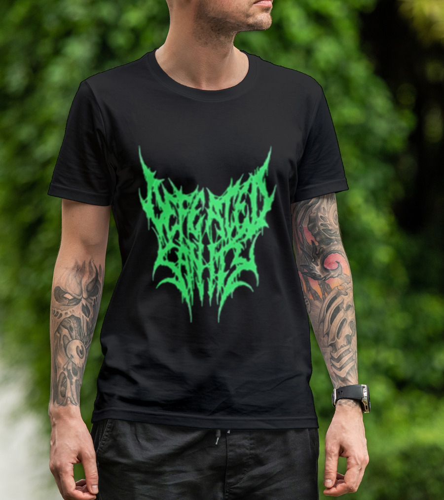 Reality Fade Defeated Sanity Electric Green Dripping T-Shirt