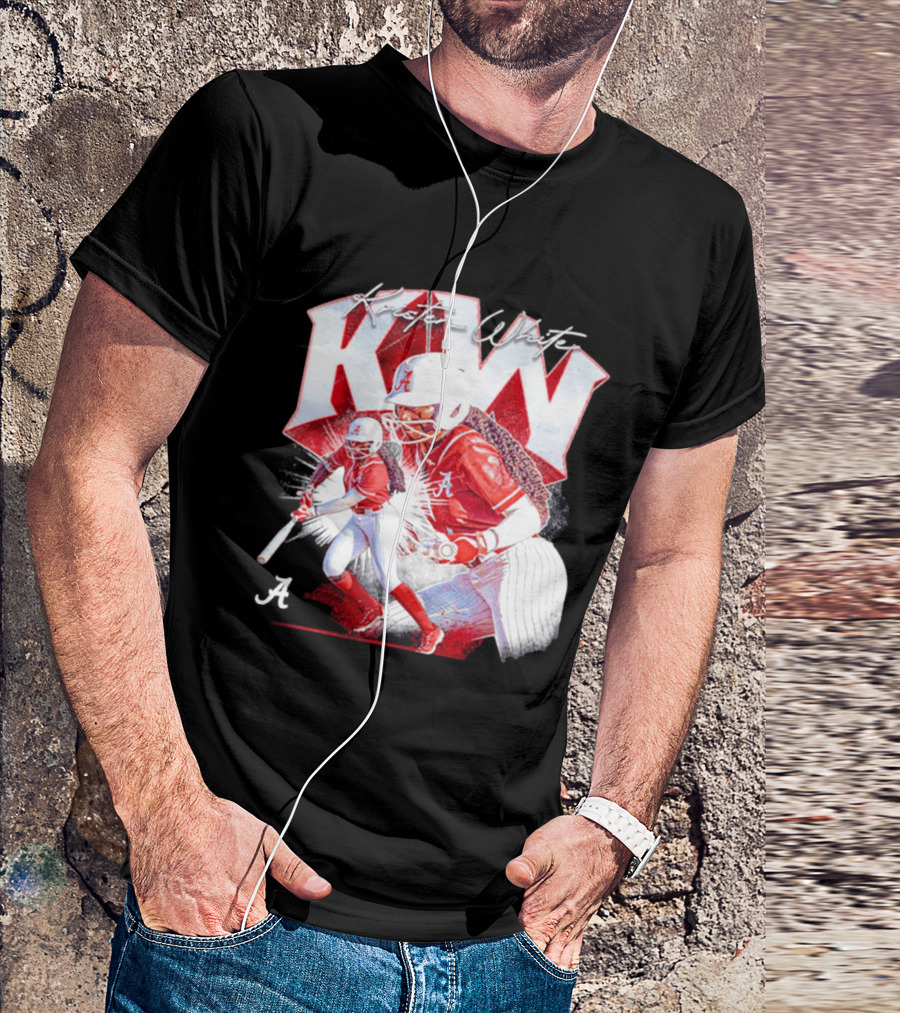 Kristen White Alabama Softball Player KW Collage T-Shirt