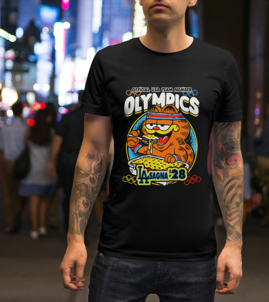Official Usa Team Member Olympics Lasagna 28 T-Shirt