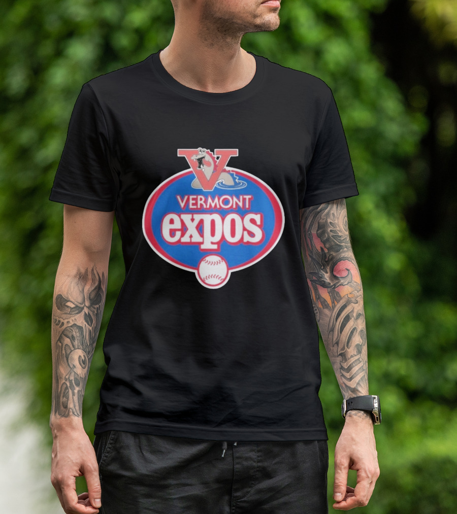 Vermont Expos Baseball Gator T-Shirt
