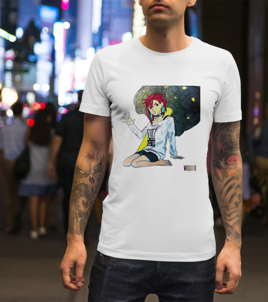 Ayase Momo UFO Anime Welcome T-Shirt