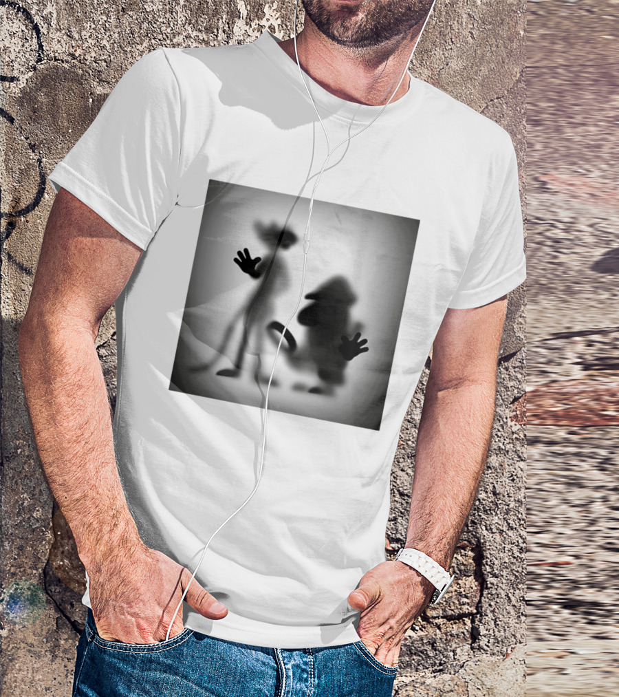 Pink Panther Inspector Clouseau Shadow Figure Duo T-Shirt