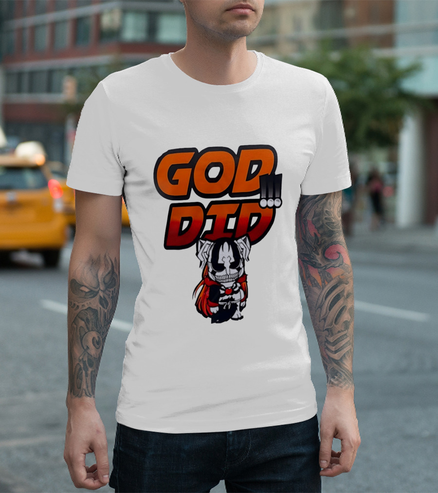 Ichigo Kurosaki God Did Bleach Anime Chibi T-Shirt