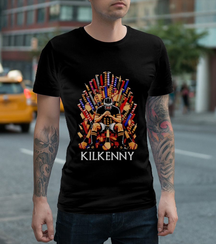 Kilkenny Hurling Iron Throne Game Of Hurls T-Shirt