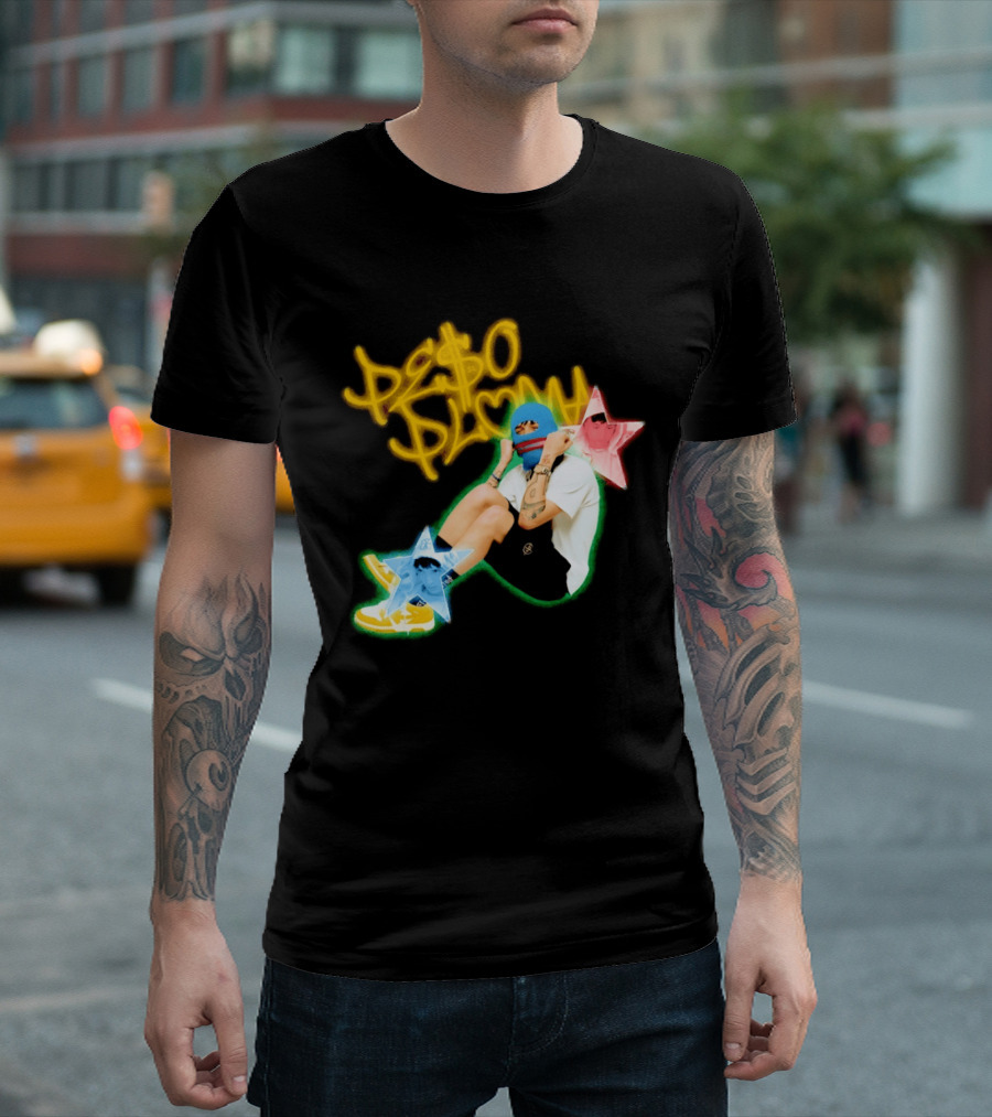 Peso Pluma Zero Love Balaclava Stars P Hundred T-Shirt