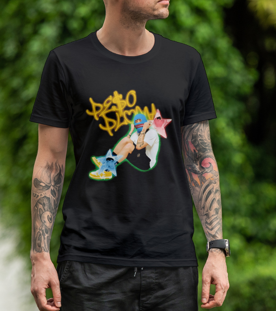 Peso Pluma Zero Love Balaclava Stars P Hundred T-Shirt