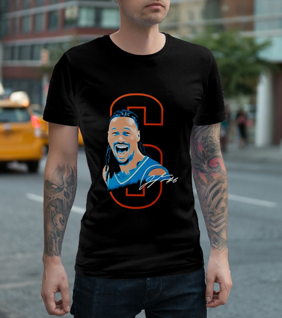 Jaylin Williams OKC Thunder #6 Cartoon T-Shirt
