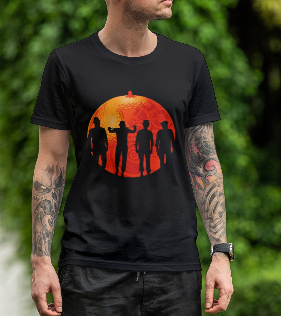 A Work Orange The Droogs Silhouettes Orange Gang T-Shirt