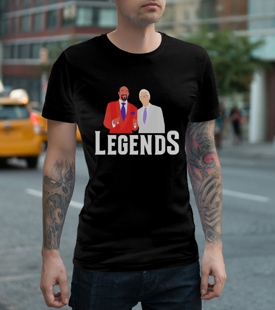New York Knicks Legends Broadcasters Duo T-Shirt