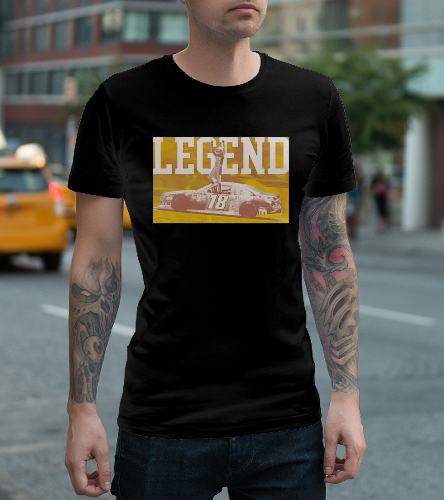 Kyle Busch 18 M&M Legend NASCAR Victory Celebration T-Shirt